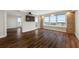 Living area with hardwood floors, recessed lighting and stunning city views at 5220 Brittany S Dr # 1409, St Petersburg, FL 33715