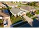Aerial view of a neighborhood showcasing landscaped yards and modern homes at 5807 Silver Sun Dr, Apollo Beach, FL 33572