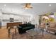 Inviting living space combines kitchen, dining, and seating areas for seamless entertaining and relaxed living at 5807 Silver Sun Dr, Apollo Beach, FL 33572
