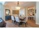 Charming dining room featuring stylish decor and natural light at 615 Islebay Dr, Apollo Beach, FL 33572