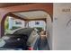 Carport view with car parked in front of unit 101 and house number 7623 at 7623 Radcliffe Cir # A101, Port Richey, FL 34668