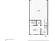 Floorplan layout of the first floor: garage, bathroom, closet, bedroom, foyer, storage at 958 Sombra St, Tampa, FL 33619