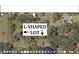 Aerial shot depicting the property's lot shape at 2708 De Montmollin Rd, Plant City, FL 33565