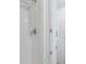 Shower stall with mounted caddy at 36745 Kimela Ave, Zephyrhills, FL 33542