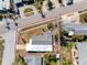 Aerial view of the property showcasing its location and boundaries surrounded by neighborhood homes at 479 80Th Way, St Pete Beach, FL 33706