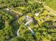 Lush residential neighborhood with mature trees and long driveways at 5546 Drexel Rd, Land O Lakes, FL 34638