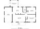 Detailed floor plan showcasing the layout and dimensions of the home's rooms at 1109 Landau St, Holiday, FL 34690