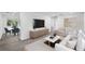 Open-concept living space with modern furniture and stylish decor at 1109 Landau St, Holiday, FL 34690
