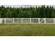 Fenced backyard with green grass and mature trees, providing privacy and a serene outdoor space at 2208 Landside Dr, Valrico, FL 33594