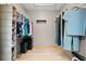 The walk-in closet is spacious with lots of shelving and room for storage at 2632 Enterprise E Rd # A23, Clearwater, FL 33759
