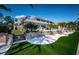 Stunning backyard features lush landscaping, a patio, and architectural design at 4998 62Nd S Ave, St Petersburg, FL 33715