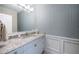 Elegant bathroom with a marble countertop and modern fixtures offers a relaxing and luxurious spa experience at 4998 62Nd S Ave, St Petersburg, FL 33715