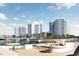 View from a yacht of the building and marina at 5120 Marina Way # 21206, Tampa, FL 33611