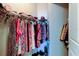 Organized walk-in closet with shelving and hanging space for clothes and accessories at 5243 6Th Way N, St Petersburg, FL 33703