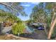 A scenic waterfront view features a private dock, boat lift, and a tranquil canal for boating enthusiasts at 1500 Carson Ne Cir, St Petersburg, FL 33703