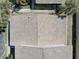 Aerial view of a property showcasing a well-maintained roof with a neutral color palette and clean lines at 2131 Ridge S Rd # 132, Largo, FL 33778
