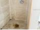 Shower stall has tiled walls at 2410 Harper St, Tampa, FL 33605