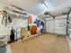 Spacious garage with storage solutions and plenty of room for parking and projects at 504 Cara Ct # 504, Largo, FL 33771