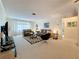 Comfortable living room featuring neutral walls, cozy seating, and a well-lit atmosphere at 504 Cara Ct # 504, Largo, FL 33771