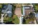 Overhead shot of a property with a well-maintained lawn and neighboring homes at 531 Luzon Ave, Tampa, FL 33606