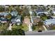 Aerial shot capturing the house, lawn, and neighborhood surroundings at 531 Luzon Ave, Tampa, FL 33606