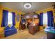 bedroom with loft bed and desk area at 531 Luzon Ave, Tampa, FL 33606