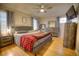 Spacious main bedroom with hardwood floors and neutral paint at 531 Luzon Ave, Tampa, FL 33606