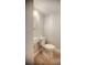 A compact half-bath featuring modern fixtures and tile flooring at 531 Luzon Ave, Tampa, FL 33606