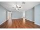 Bright and spacious bedroom with laminate wood floors and natural light at 700 Starkey Rd # 1111, Largo, FL 33771