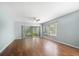 Spacious living room offering hardwood floors and an abundance of natural light at 700 Starkey Rd # 1111, Largo, FL 33771