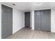 This basement space offers neutral walls and luxury vinyl plank flooring at 9607 N 13Th St, Tampa, FL 33612