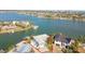 Coastal property with a private boat dock, offering direct access to the water at 13 Bellevue Dr, Treasure Island, FL 33706