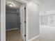 Walk-in closet with wire shelving located inside primary bedroom suite at 3447 Flamingo Blvd, Hernando Beach, FL 34607