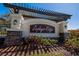 Elegant entrance to Zephyr Ridge with a beautifully landscaped community sign at 36707 Goffaux Loop, Zephyrhills, FL 33541