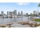 Marina filled with boats, set against a stunning backdrop of city buildings at 3765 21St S Ave, St Petersburg, FL 33711