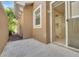 View of a patio with a glimpse of the interior, highlighting outdoor access at 4216 Preserve Pl, Palm Harbor, FL 34685