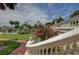 Exterior view showing the property's pool, gazebo, and manicured landscaping at 820 Druid S Rd, Clearwater, FL 33756