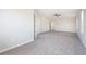 Spacious main bedroom with large windows, and plenty of space, leading to the bathroom at 9224 Lost Mill Dr, Land O Lakes, FL 34638
