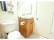 Bathroom featuring a vanity with granite countertop and tile flooring at 10131 Lake Oak Cir, Tampa, FL 33624