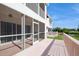 Spacious screened porch with scenic views at 1400 Water View W Dr # 102, Largo, FL 33771