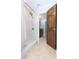 This bathroom features a marble walk-in shower with a large rainfall shower head at 2709 Fairway View Dr, Valrico, FL 33596