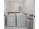 Laundry room with a washing machine, dryer, and a water heater at 350 51St N Ave, St Petersburg, FL 33703