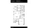 Detailed floor plan of a single-Gathering home with three bedrooms, two baths, and a two car garage at 389 Sun Chaser Dr, Nokomis, FL 34275