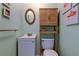 Bathroom includes a toilet, sink, and decorative shelving at 4200 Queen N St, St Petersburg, FL 33714