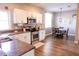 Bright kitchen with granite countertops, stainless steel appliances, and a cozy breakfast nook at 8556 Tidal Bay Ln, Tampa, FL 33635