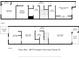 Detailed floor plan showcasing layout of the home's two floors with dimensions for rooms like the kitchen, bedrooms, and living areas at 9873 Trumpet Vine Loop, Trinity, FL 34655