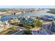 Aerial view of a waterfront commercial area with modern architecture, lush landscaping, and scenic views at 101 N 12Th St # 306, Tampa, FL 33602