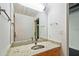 Bathroom featuring a granite countertop vanity and a well-lit mirror offering a modern touch at 101 N 12Th St # 306, Tampa, FL 33602