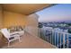 Balcony featuring a comfortable seating area with a view of the canal and the neighborhood at 11595 Gulf Blvd # 6, Treasure Island, FL 33706