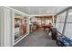 View through sun room to living areas and rear of home at 1269 80Th N Ave, St Petersburg, FL 33702